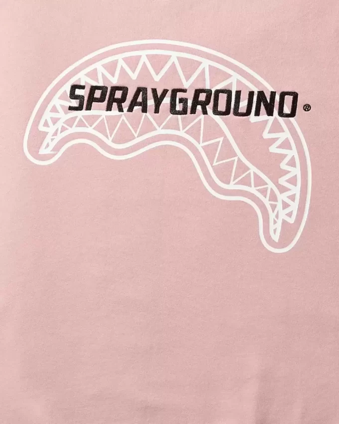 SPRAYGROUND PULLOVER CREW NECK SWEATSHIRT (PINK)