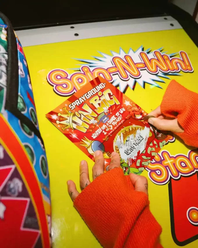 SPRAYGROUND SCRATCH OFF PLAYING CARD – WIN A BACKPACK, MONEYBEAR OR LUGGAGE!