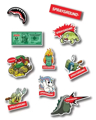 SPRAYGROUND STICKER 10 PACK