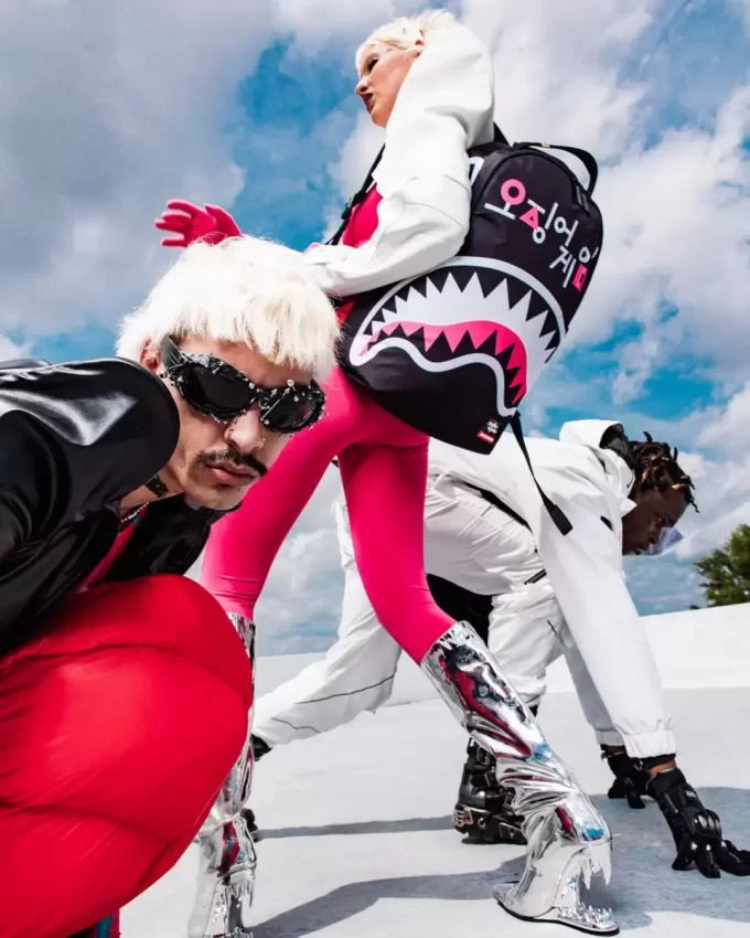 SQUID GAME COLLAB LOGO LOCKUP BACKPACK SQUID GAME COLLAB LOGO LOCKUP BACKPACK