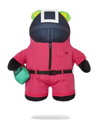 SQUID GAME COLLAB PINK SOLDIERS BEAR BACKPACK