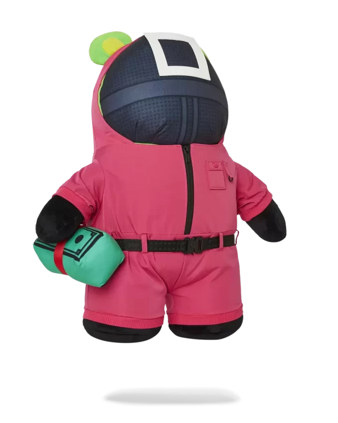 SQUID GAME COLLAB PINK SOLDIERS BEAR BACKPACK SQUID GAME COLLAB PINK SOLDIERS BEAR BACKPACK