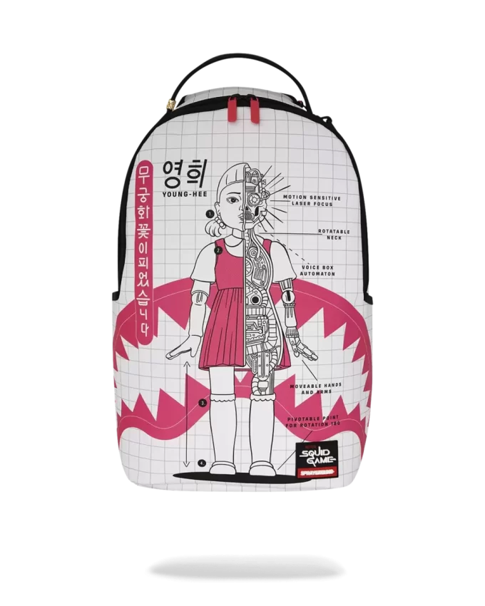 SQUID GAME COLLAB ROBOT GIRL BACKPACK SQUID GAME COLLAB ROBOT GIRL BACKPACK