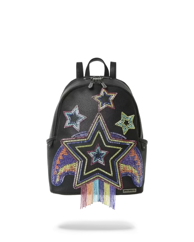 STAR RACER A.I.7 SANDFLOWER COLLAB BEADED SAVAGE BACKPACK STAR RACER A.I.7 SANDFLOWER COLLAB BEADED SAVAGE BACKPACK