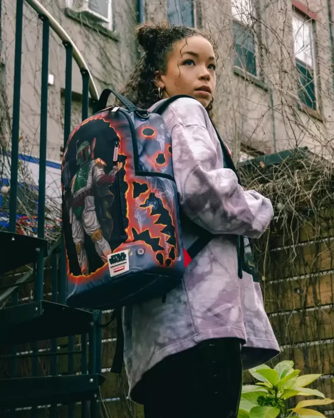 STAR WARS BOBA FETT BLOWOUT SHARK BACKPACK STAR WARS BOBA FETT BLOWOUT SHARK BACKPACK