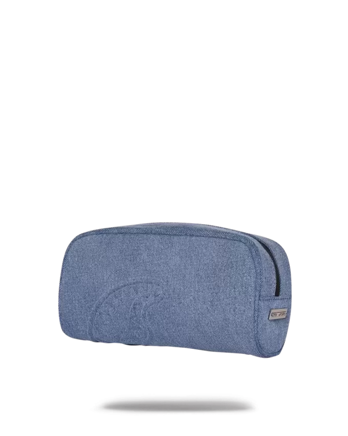 STONE WASHED SHARK PENCIL POUCH