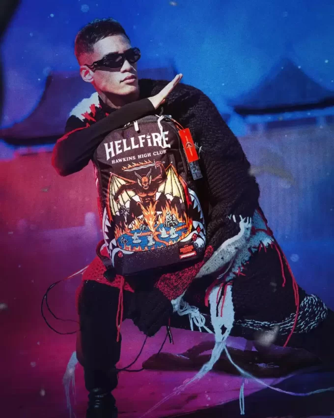STRANGER THINGS HELLFIRE BACKPACK STRANGER THINGS HELLFIRE BACKPACK