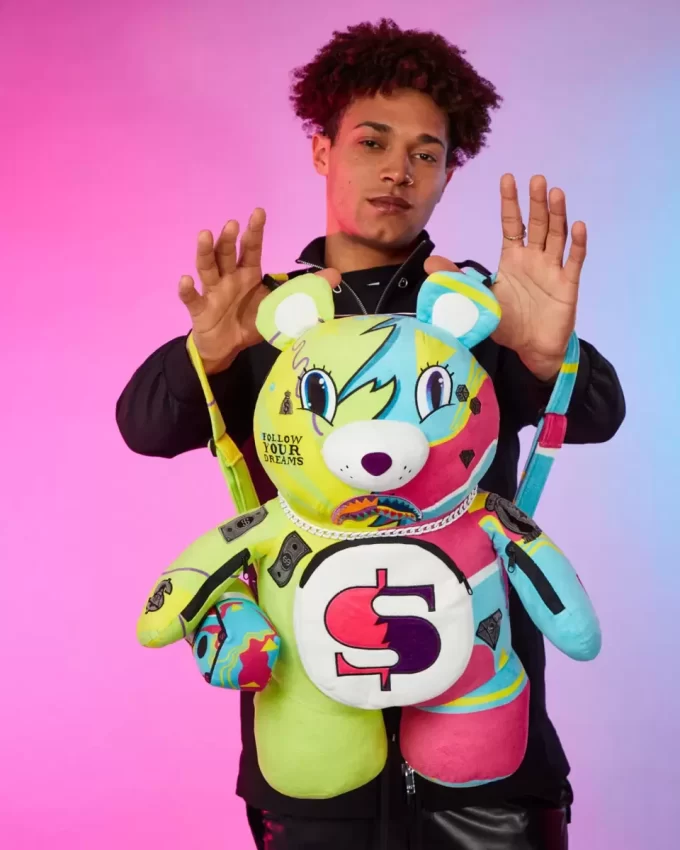 SUPER WEIRD MONEYBEAR TEDDYBEAR BACKPACK SUPER WEIRD MONEYBEAR TEDDYBEAR BACKPACK