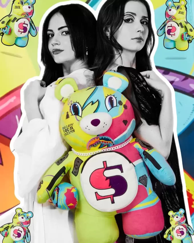 SUPER WEIRD MONEYBEAR TEDDYBEAR BACKPACK SUPER WEIRD MONEYBEAR TEDDYBEAR BACKPACK