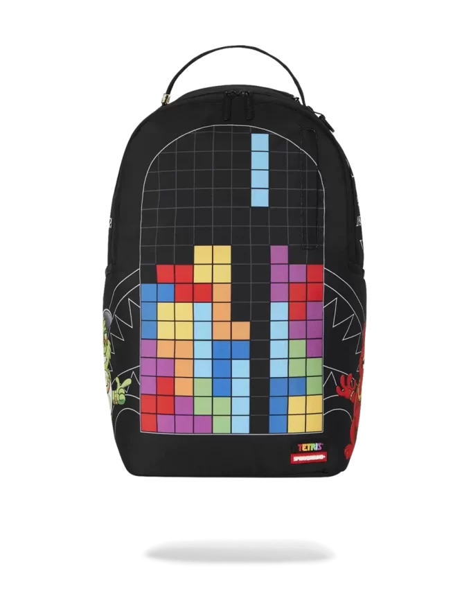 TETRIS WITH DIABLO AND MONEY BEAR BACKPACK TETRIS WITH DIABLO AND MONEY BEAR BACKPACK