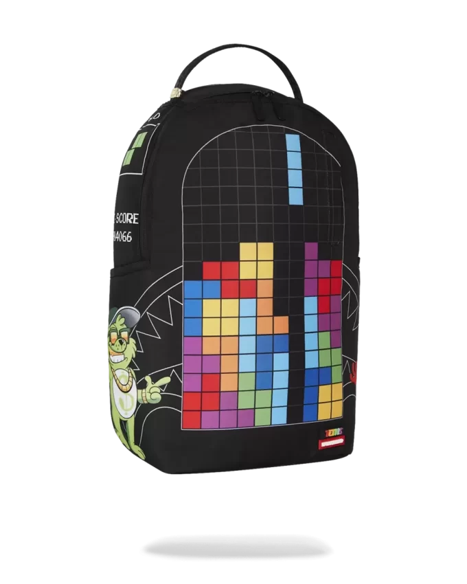 TETRIS WITH DIABLO AND MONEY BEAR BACKPACK TETRIS WITH DIABLO AND MONEY BEAR BACKPACK