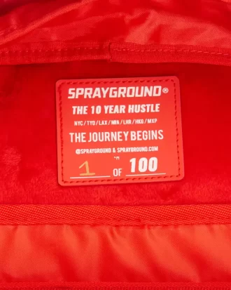 THE 10 YEAR HUSTLE BACKPACK. MYSTERY BOX. NUMBERED 1 OF 100