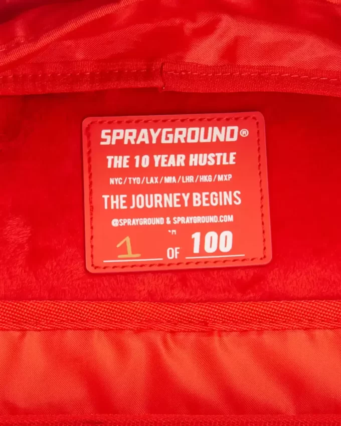 THE 10 YEAR HUSTLE BACKPACK. MYSTERY BOX. NUMBERED 1 OF 100 THE 10 YEAR HUSTLE BACKPACK. MYSTERY BOX. NUMBERED 1 OF 100
