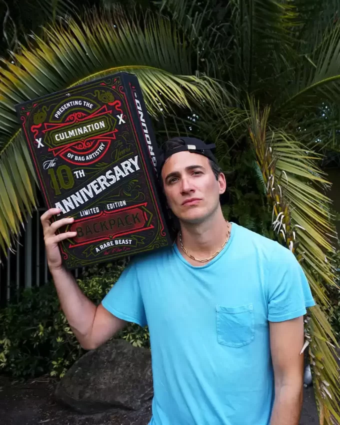 THE 10 YEAR HUSTLE BACKPACK. MYSTERY BOX. NUMBERED 1 OF 100 THE 10 YEAR HUSTLE BACKPACK. MYSTERY BOX. NUMBERED 1 OF 100