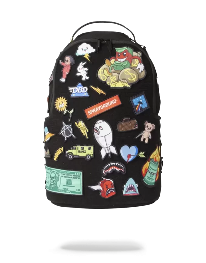 THE 32 REMOVABLE PATCHES VELCRO BACKPACK THE 32 REMOVABLE PATCHES VELCRO BACKPACK