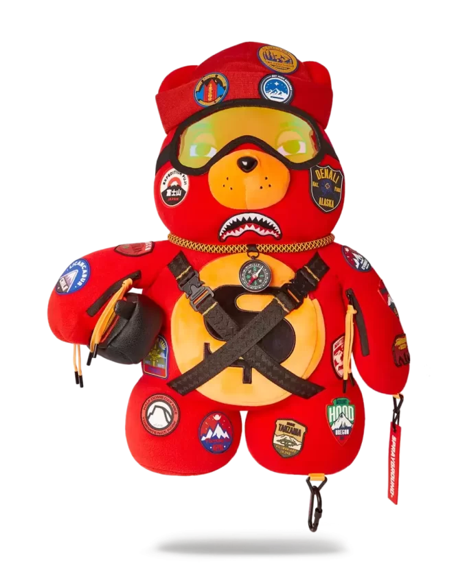 THE GLOBAL EXPEDITION MONEYBEAR TEDDYBEAR BACKPACK THE GLOBAL EXPEDITION MONEYBEAR TEDDYBEAR BACKPACK