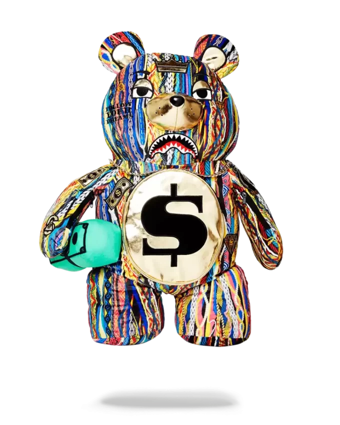 THE GOLDEN AGE MONEYBEAR TEDDYBEAR BACKPACK THE GOLDEN AGE MONEYBEAR TEDDYBEAR BACKPACK