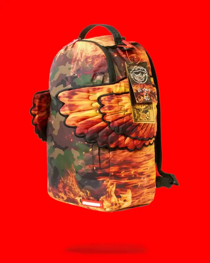 THE LIL TJAY FALLIN ANGEL 4 WING BACKPACK THE LIL TJAY FALLIN ANGEL 4 WING BACKPACK