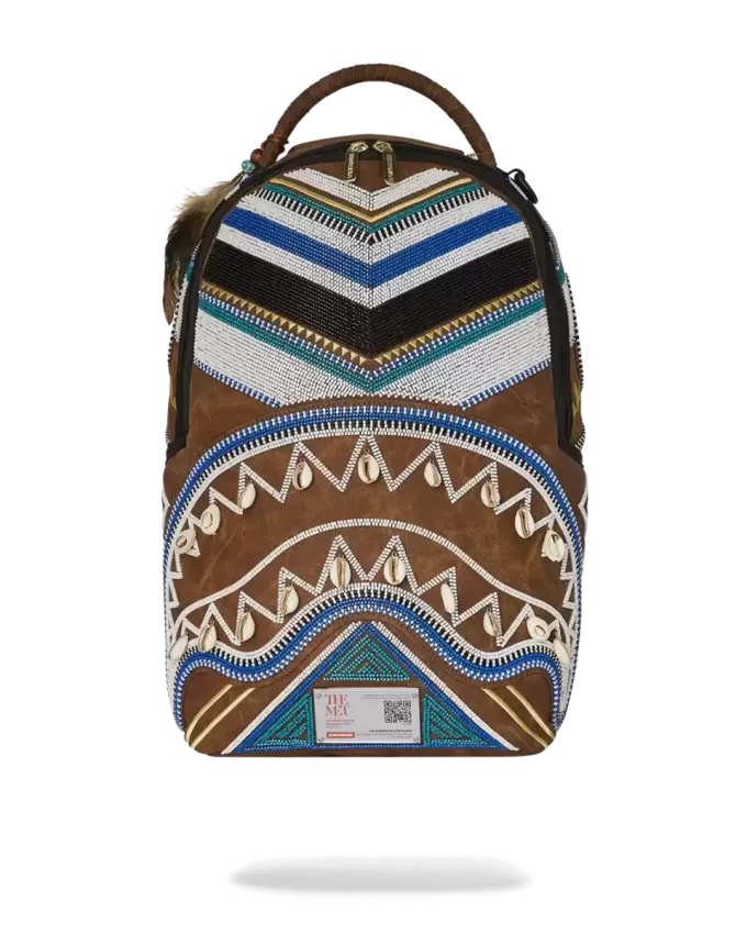 THE MET KUBA KINGDOM HEADDRESS BACKPACK
