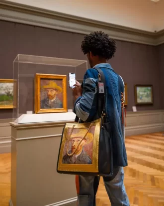 THE MET VAN GOGH FRAMED SELF-PORTRAIT TOTE