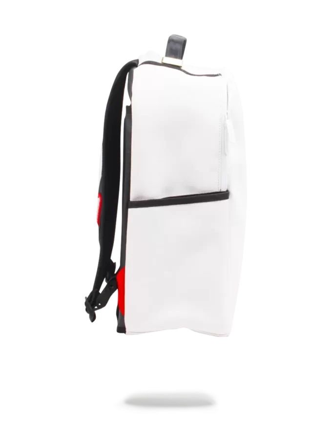 THE SPRAYGROUND DIY WHITE BACKPACK (VEGAN LEATHER & INNER MONEY LINING) & MARKERS INCLUDED THE SPRAYGROUND DIY WHITE BACKPACK (VEGAN LEATHER & INNER MONEY LINING) & MARKERS INCLUDED