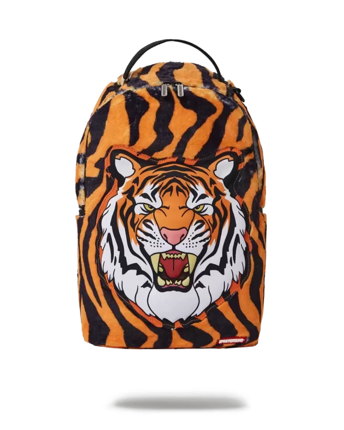 TIGER COZY VELOUR FUR BACKPACK TIGER COZY VELOUR FUR BACKPACK