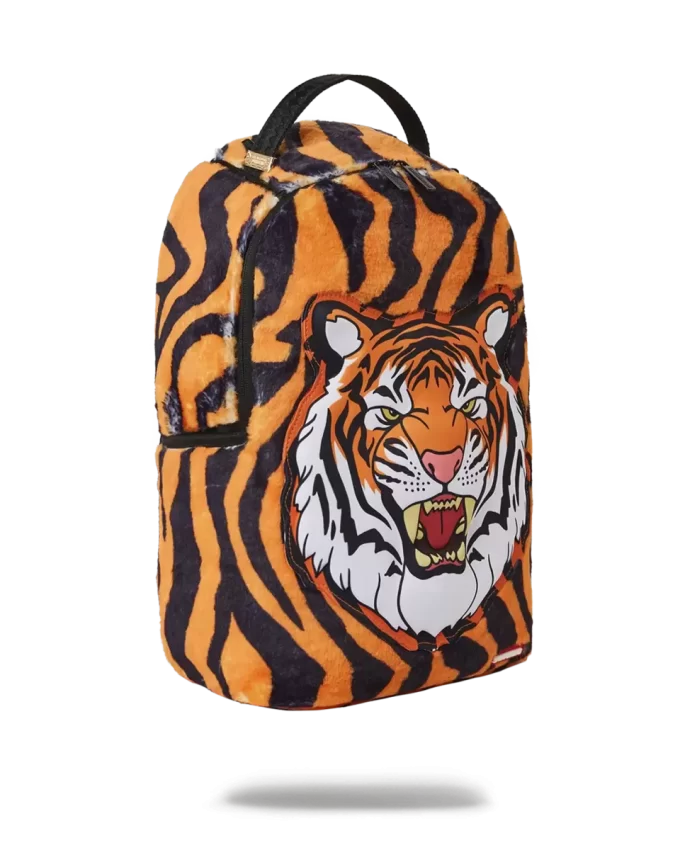 TIGER COZY VELOUR FUR BACKPACK TIGER COZY VELOUR FUR BACKPACK