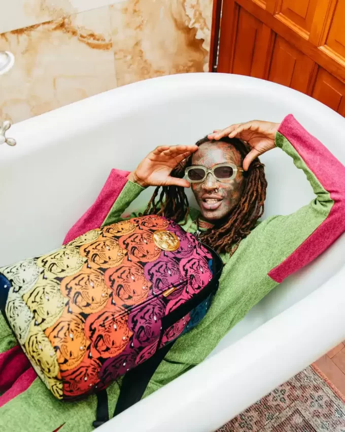 TIGER ROAR GOLD PLATED BACKPACK TIGER ROAR GOLD PLATED BACKPACK