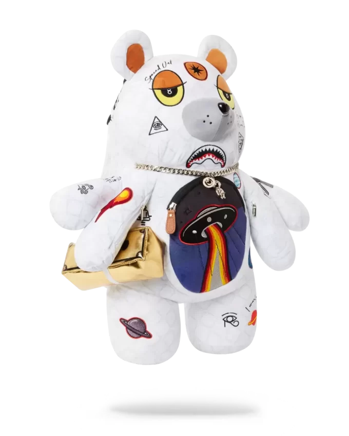 UFO SPACED OUT MONEYBEAR TEDDYBEAR BACKPACK UFO SPACED OUT MONEYBEAR TEDDYBEAR BACKPACK