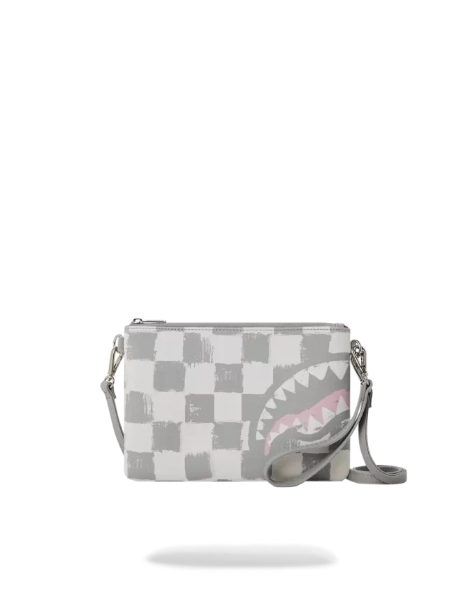 VANQUISH CREAM CROSSOVER CLUTCH