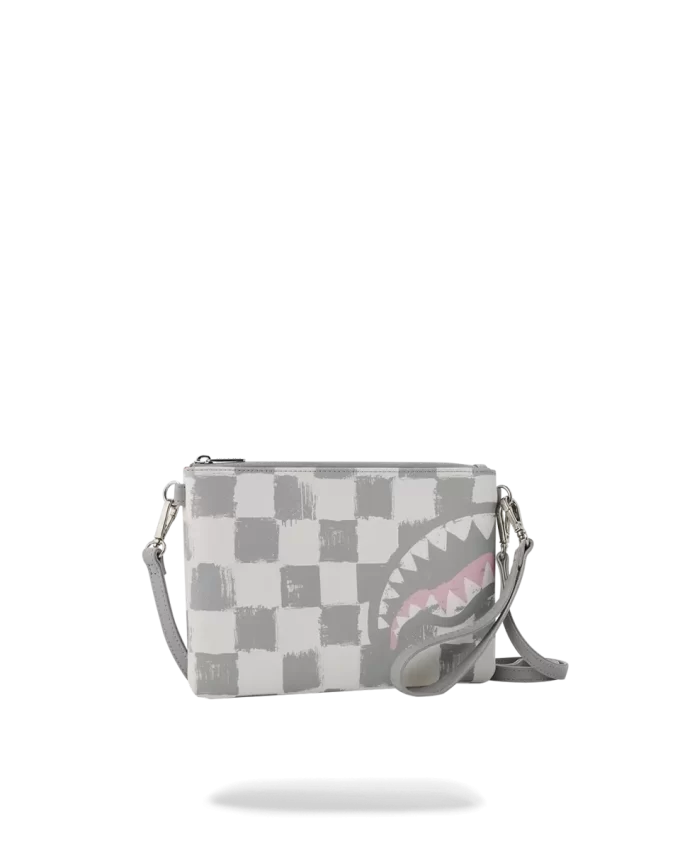 VANQUISH CREAM CROSSOVER CLUTCH
