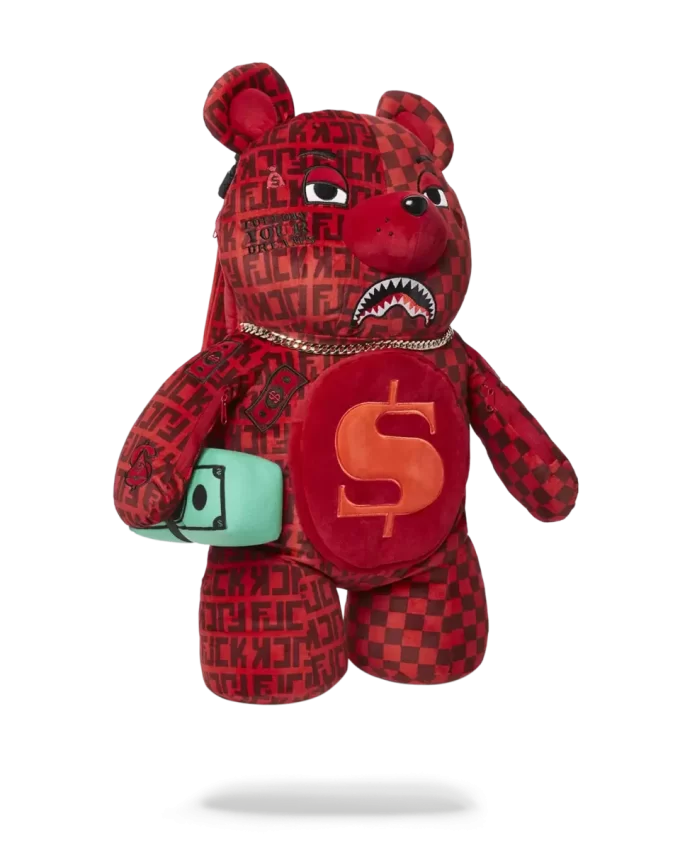 VENI VIDI VICI MONEYBEAR TEDDYBEAR BACKPACK
