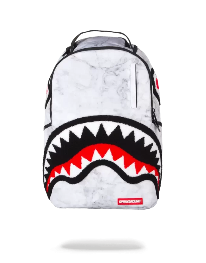 WHITE MARBLE BACKPACK WHITE MARBLE BACKPACK