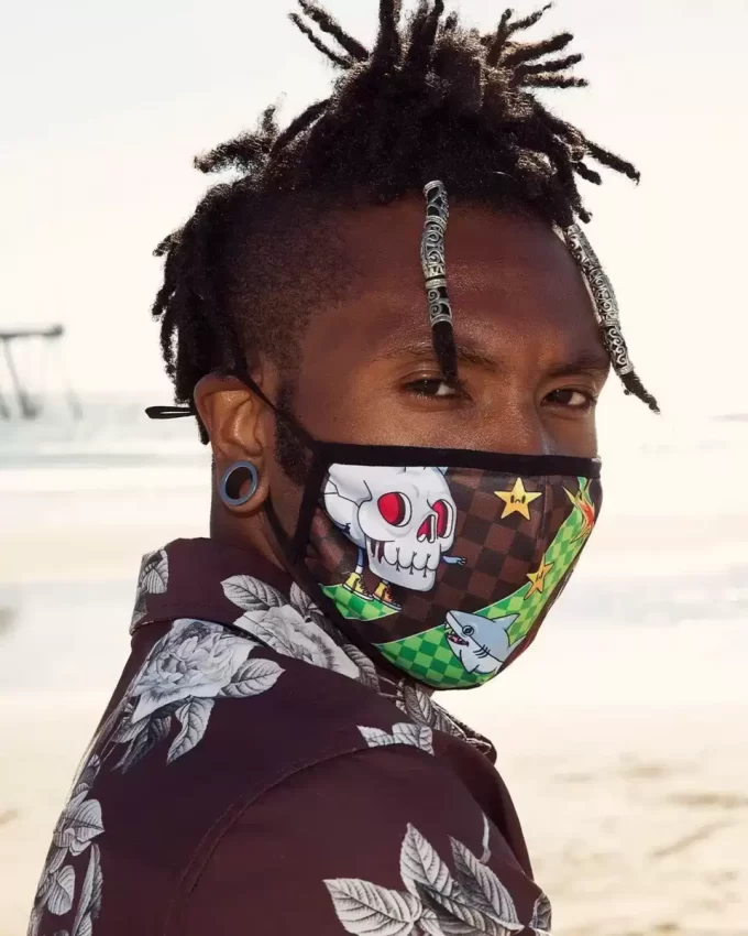 WTF THUNDER SHARK FACE MASK WTF THUNDER SHARK FACE MASK