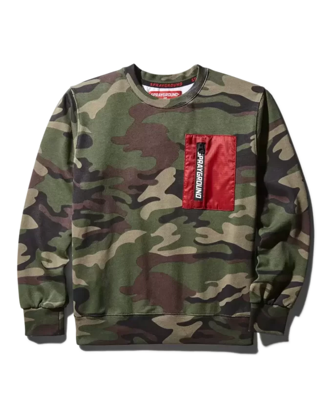 YOUTH TIGER CAMO SWEATER