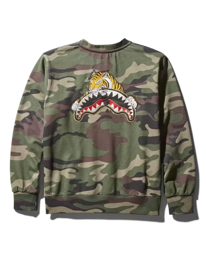 YOUTH TIGER CAMO SWEATER